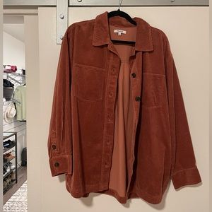 Madewell Kentwood Corduroy Oversized Shirt-Jacket